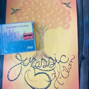 Jurassic 5 Power In Numbers (unsealed) CD & Official (Rare) Concert Poster